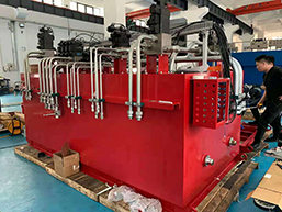 大型風(fēng)電卷板機液壓系統(tǒng)160*3500